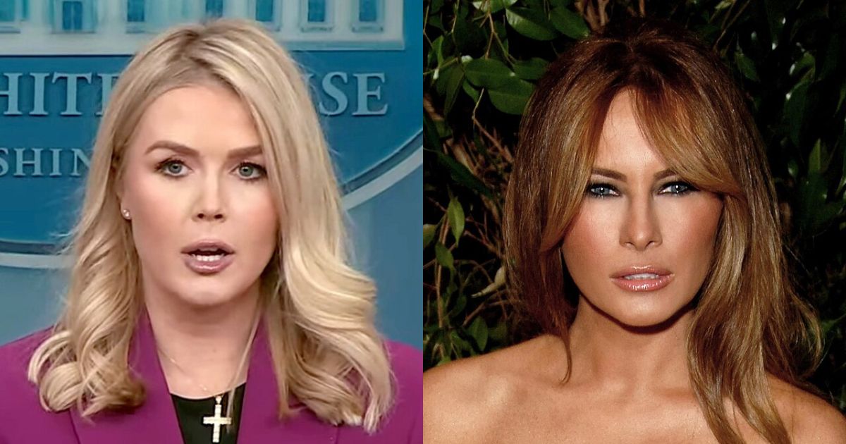 Karoline Leavitt and Melania Trump