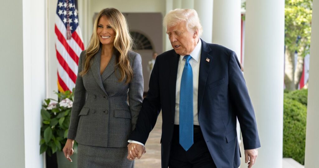 Melania and Donald Trump