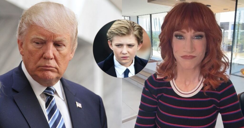 Kathy Griffin's anti-Trump post once traumatized Barron