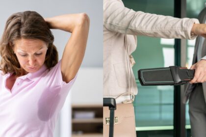 People who have a problem of excessive perspiration may cause issues for the agency screenings. (Image via Canva)