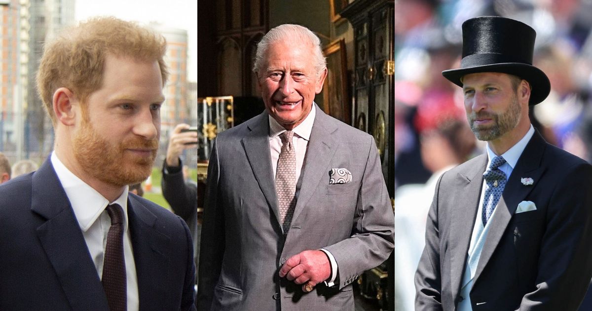Prince Harry, King Charles and Prince William