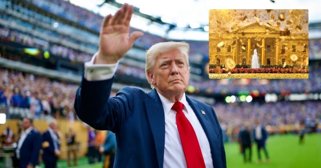 Trump administration shares shocking AI video of 'golden' White House