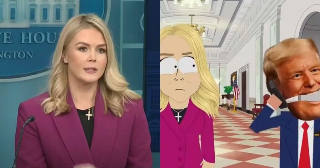 South Park creates animated version of Karoline Leavitt