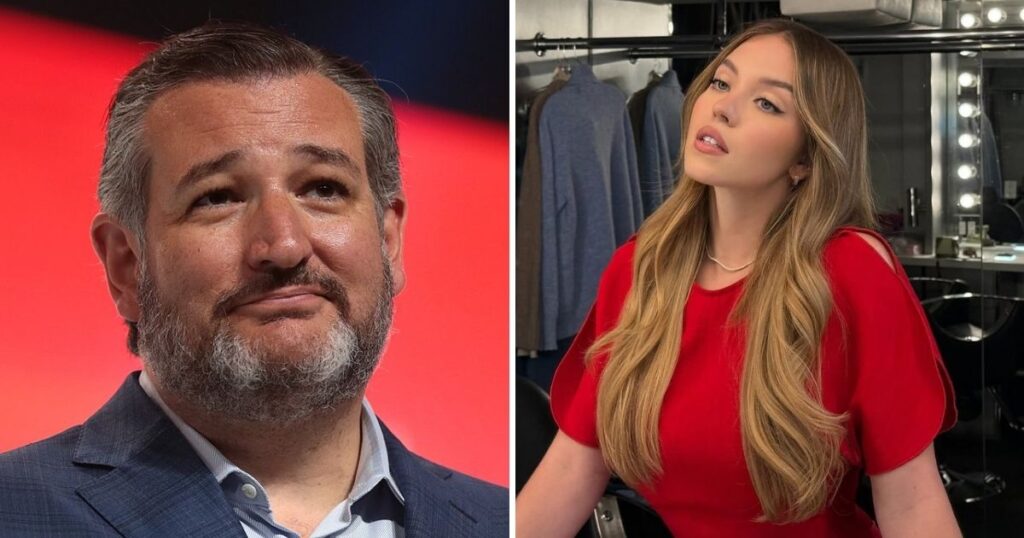 Ted Cruz and Sydney Sweeney