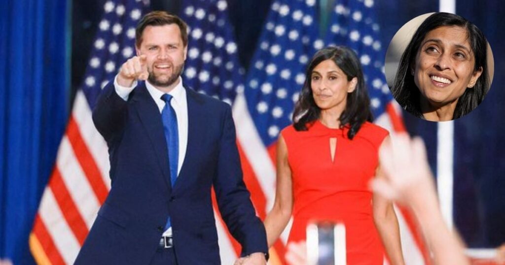 Usha Vance Fires Back After Missing Wedding Ring Sets Internet Ablaze