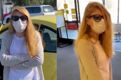 White woman launches racist insult