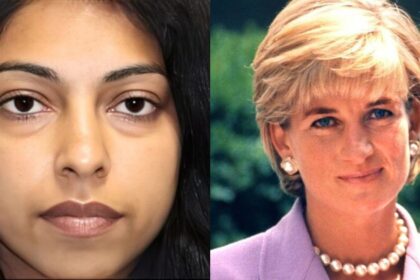 Habiba Naveed was convicted of killing her landlord and his cat while claiming royal lineage (Images via Metropolitan Police UK and Wikimedia Commons/John Mathew Smith)