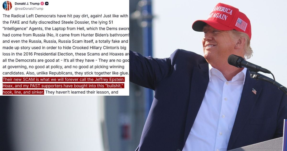 Trump calls epstein files bullshit