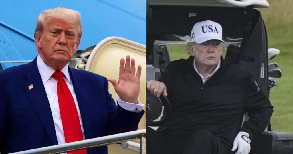 donald trump make up free in Scotland