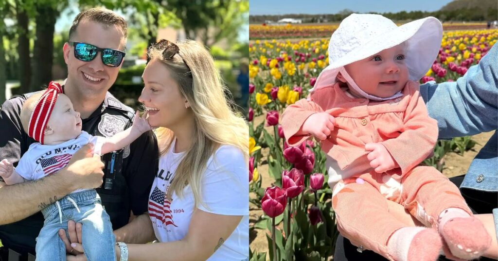 6 month old baby Madeline with rare disease PKAN