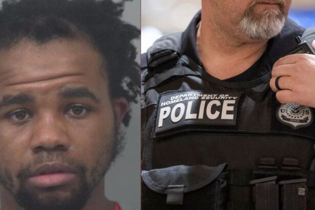 Arrested man William Jerome Adams in Georgia.(left-Gwinnett County Jail- via 11 Alive News on X) and (left-image via Rawpixel).