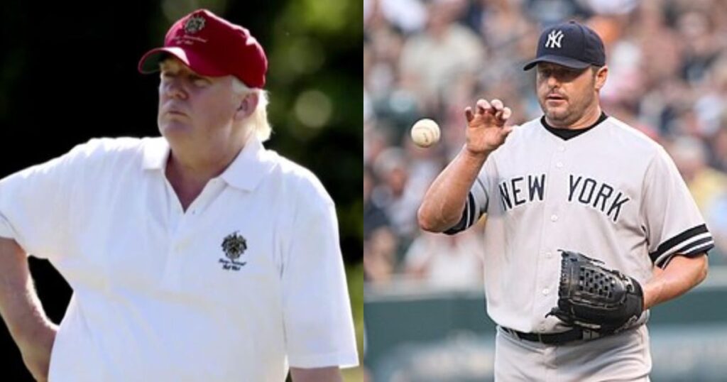 Roger Clemens shared Donald Trump’s golf score card on Insta post.