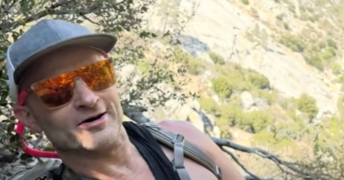 California Man rescued by a helicopter.