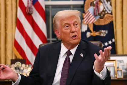 Donald Trump called out for awkward moment