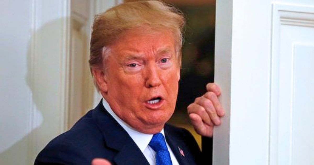 Donald Trump in a photo shared by the White House