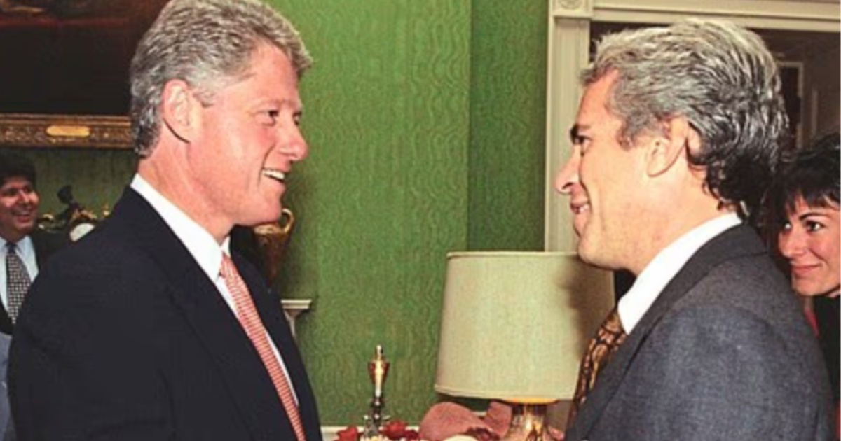 Epstein and Clinton meeting
