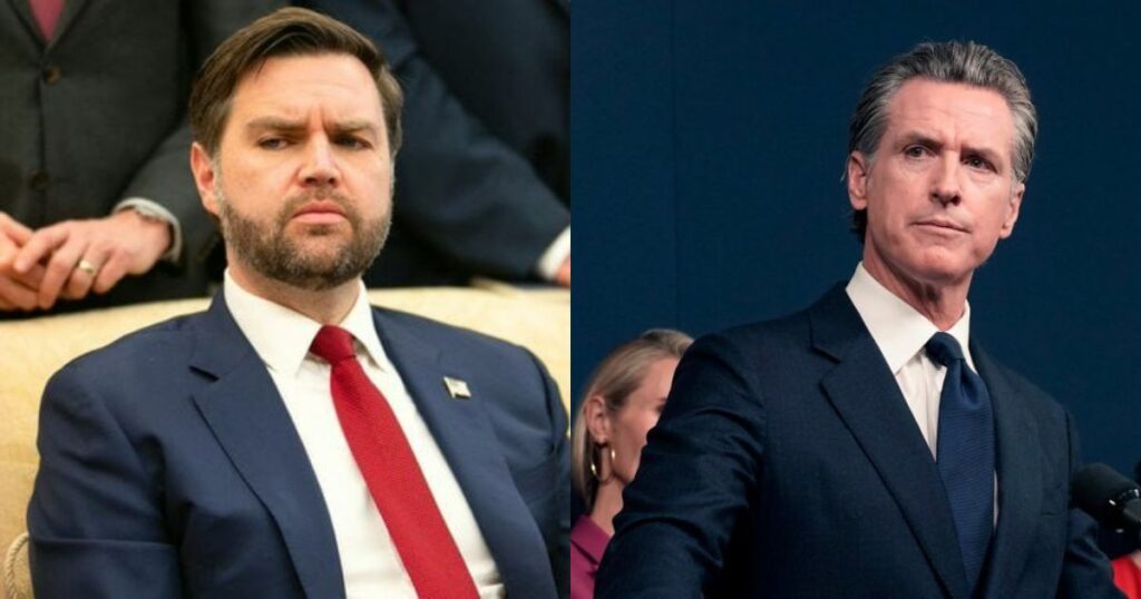 Gavin Newsom Gives Brutal Nickname to JD Vance in Donald Trump Style