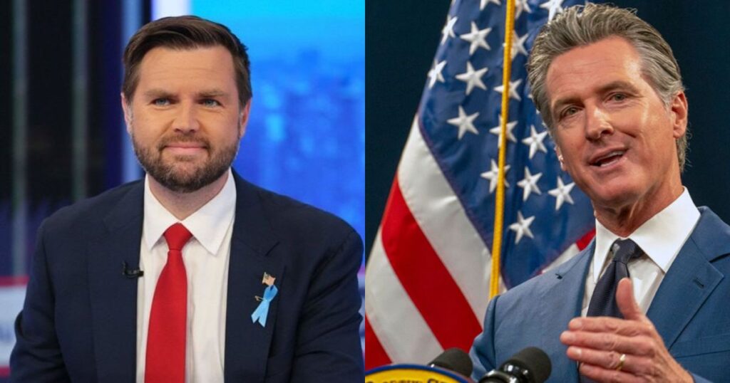 Gavin Newsom Gives Brutal Three-Word Response to JD Vance Being Ready to Take Over if Something Happens to Donald Trump Amid Health Concerns