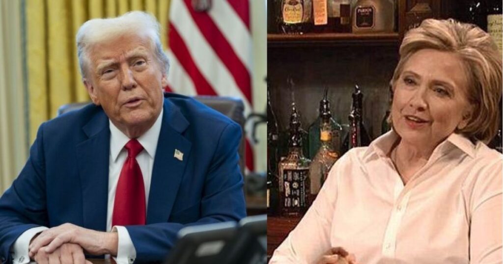 Hillary Clinton mocks Trump