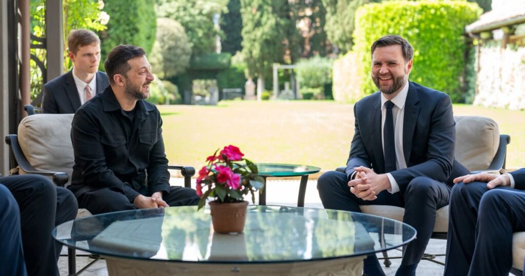 JD Vance Tried to Break the Ice With Zelensky With a Little Joke during White House Summit