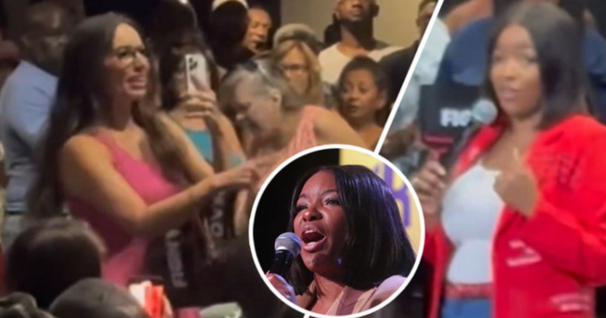 Jasmine Crockett vs MAGA Blaze host