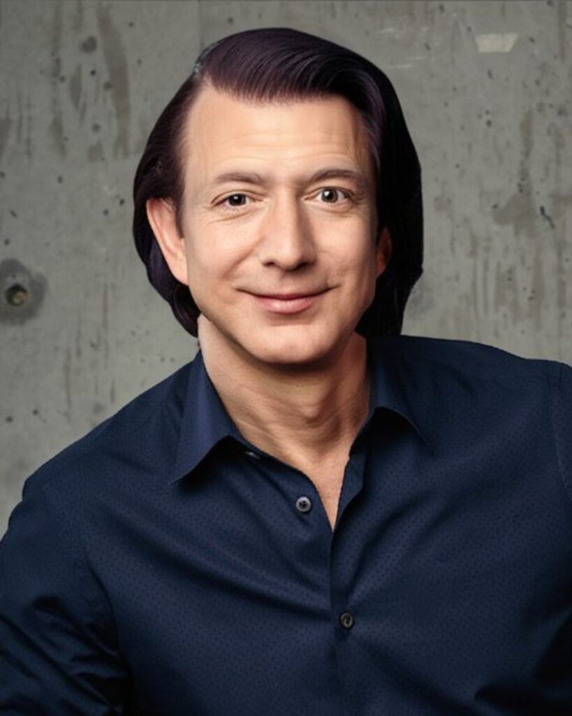 Jeff Bezos with long hair by God of Prompt 