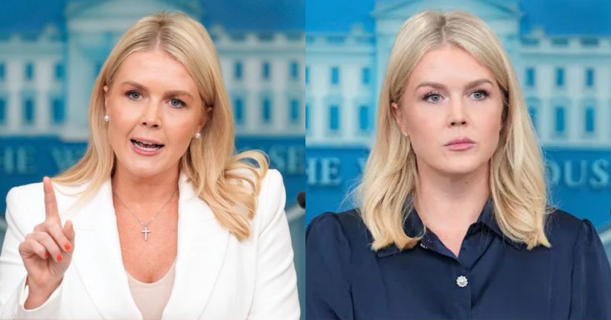 Karoline Leavitt made an appearance without her silver cross