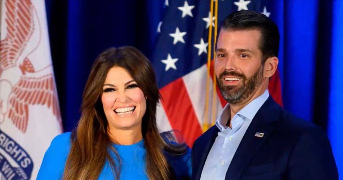 Kimberly Guilfoyle with Donald Trump Jr.