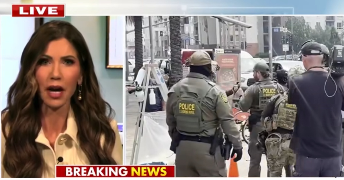 Kristi Noem ICE Newsom event