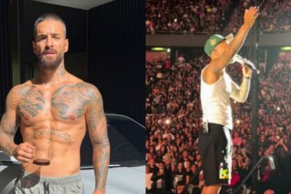 Maluma pauses his Mexico City show to address a mother holding a baby without ear protection