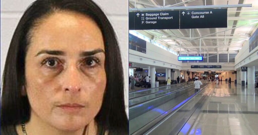 Mugshot of Cindy Sanchez, accused of kidnapping two children at Chicago Midway Airport