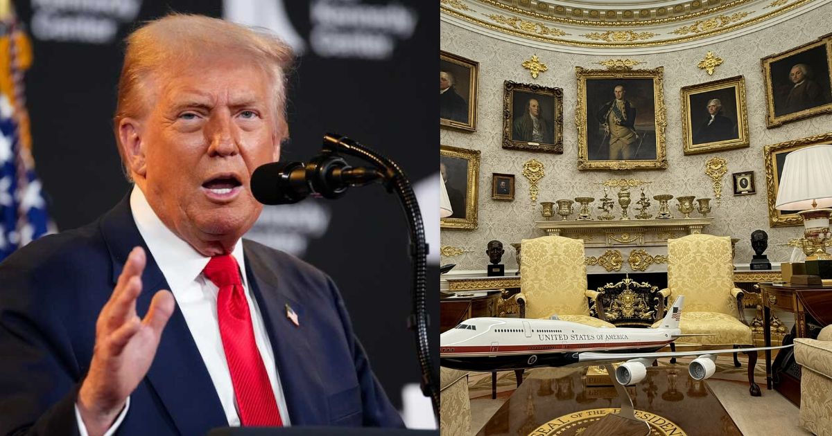 Netizens criticise Donald Trump's Oval office makeover