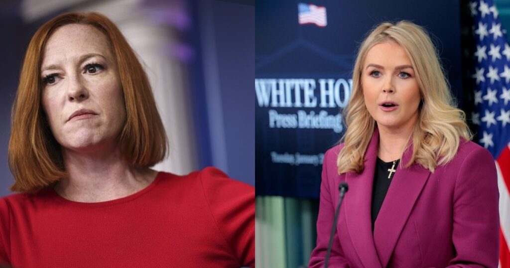 Psaki vs Leavitt on hgun control