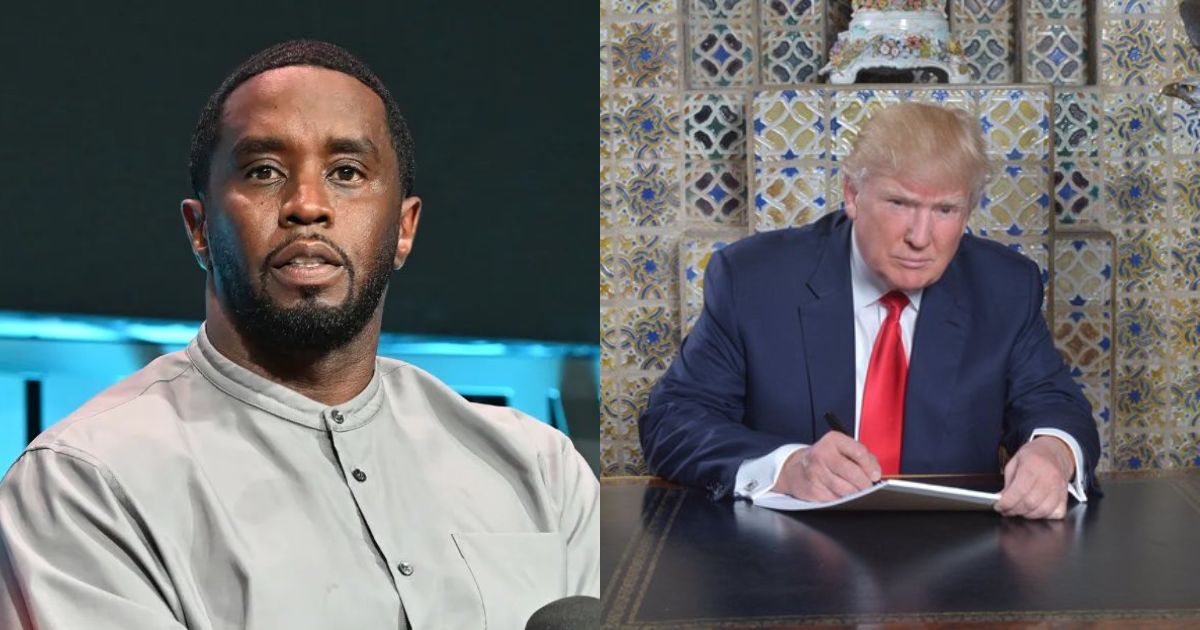 Sean Diddy Combos and Donald Trump ( left-@itsKenBarbie) and ( right-@donlovestrump).