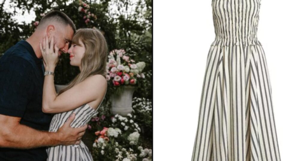 Taylor swift engagement dress
