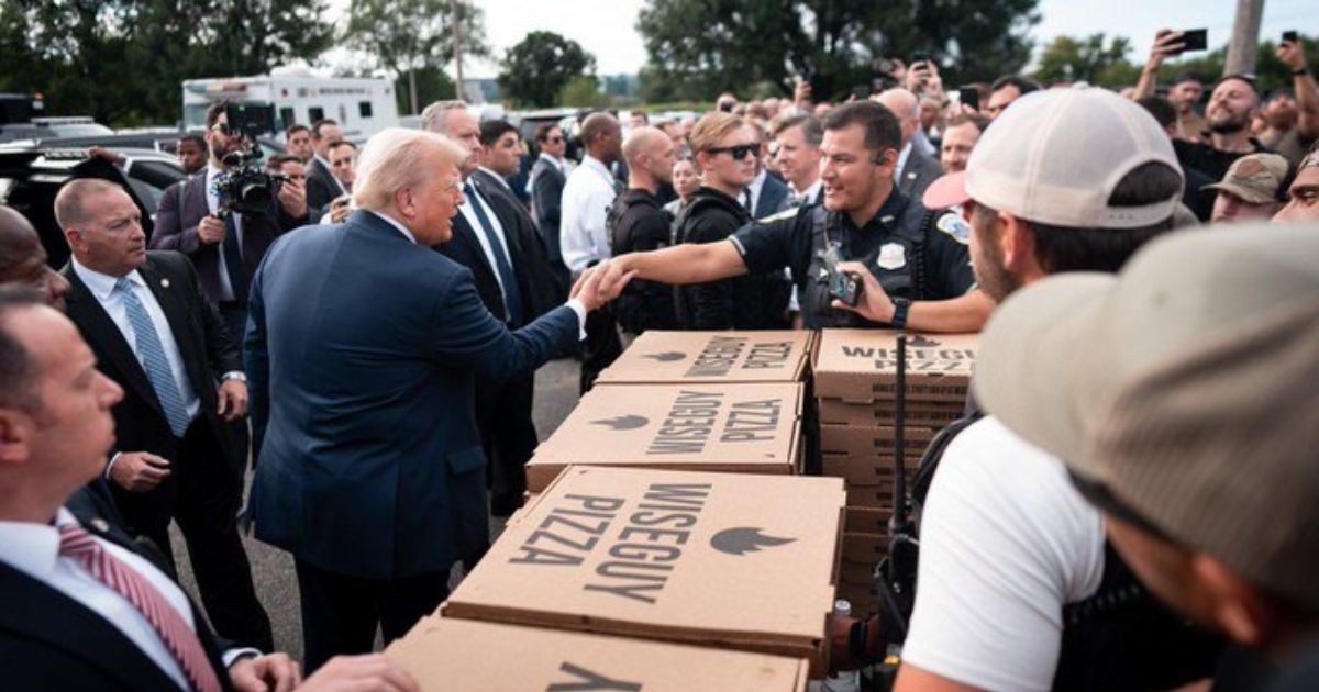 Trump Moonlights as a DoorDash Driver for Cops in D.C.