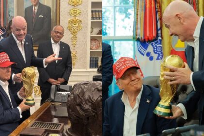 Donald Trump asks FIFA President if can keep the trophy