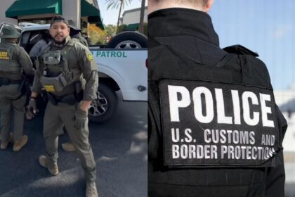 U.S patrol agent Isaiah Anthony Hodgson was found dead inside a riverside county home. (left- @GenoVeno73|X) and ( right- via Rawpixel).