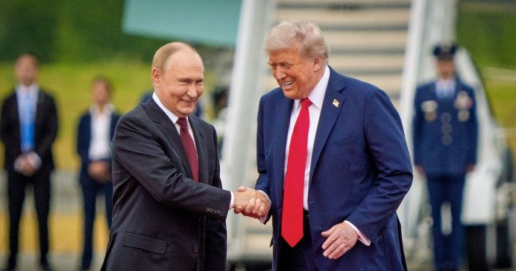 Donald Trump and Vladimir Putin