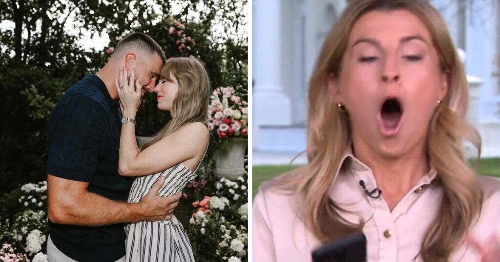 White House reporter's jaw drops to Taylor Swift's engagement news!