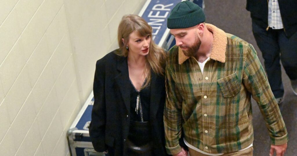 Taylor Swift and Travis Kelce
