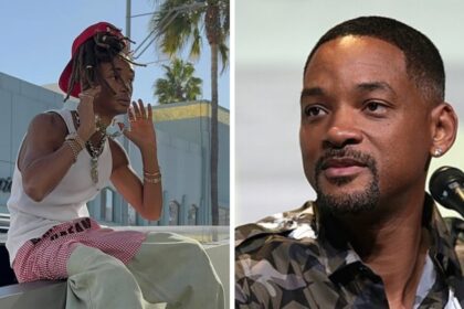 Jaden Smith and Will Smith