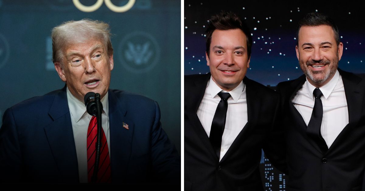 Donald Trump, Jimmy Fallon and Jimmy Kimmel