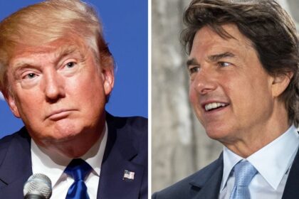 Donald Trump and Tom Cruise