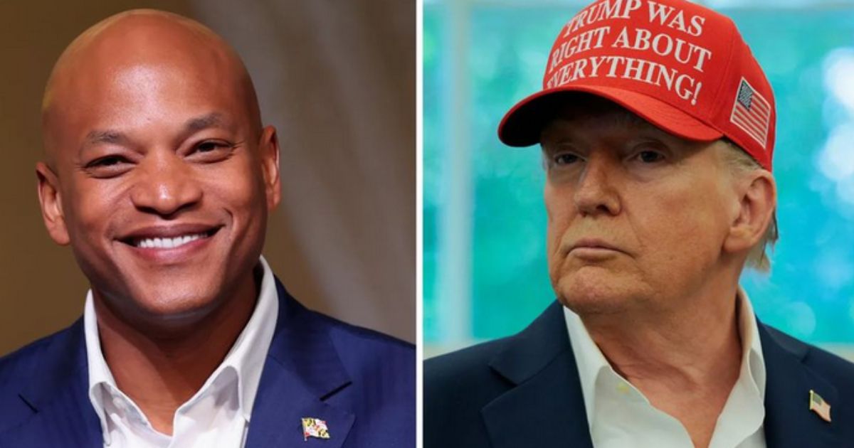 Wes Moore and Donald Trump are in the middle of a feud