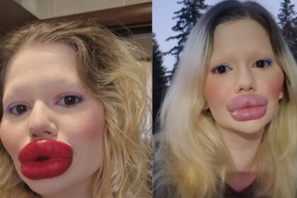 Andrea Ivanova, woman with the biggest lips, wants to have the biggest pout in the world.