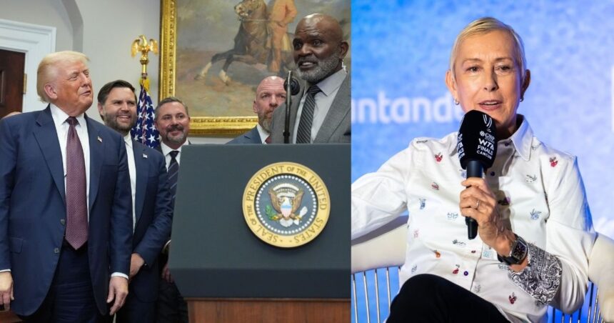 Navratilova bashes trump