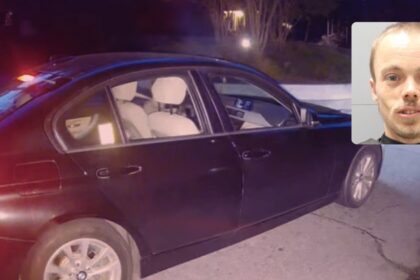 Accused shooterJonathan Felkel who targeted Jarvis McKenzie at 6 a.m in South Carolina. (left- via Associated Press|YouTube) and ( right- @streetaddictz|X).