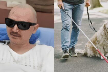 Brent Chapman regained vision after a groundbreaking “tooth-in-eye” surgery