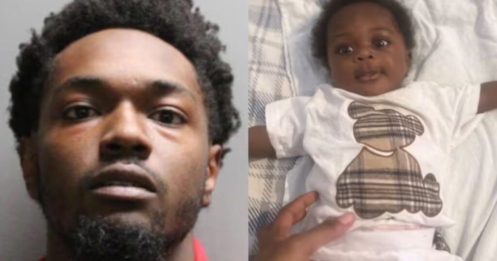 Dad Justin Golden and baby boy